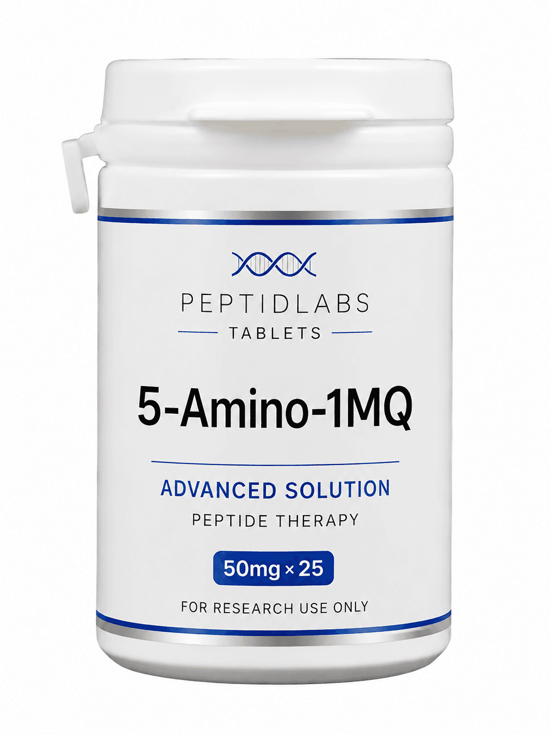 5-Amino-1MQ Tablets 50 mg × 25 50mg - lyophilized research peptide, 98%+ HPLC purity, COA included | PeptidLabs