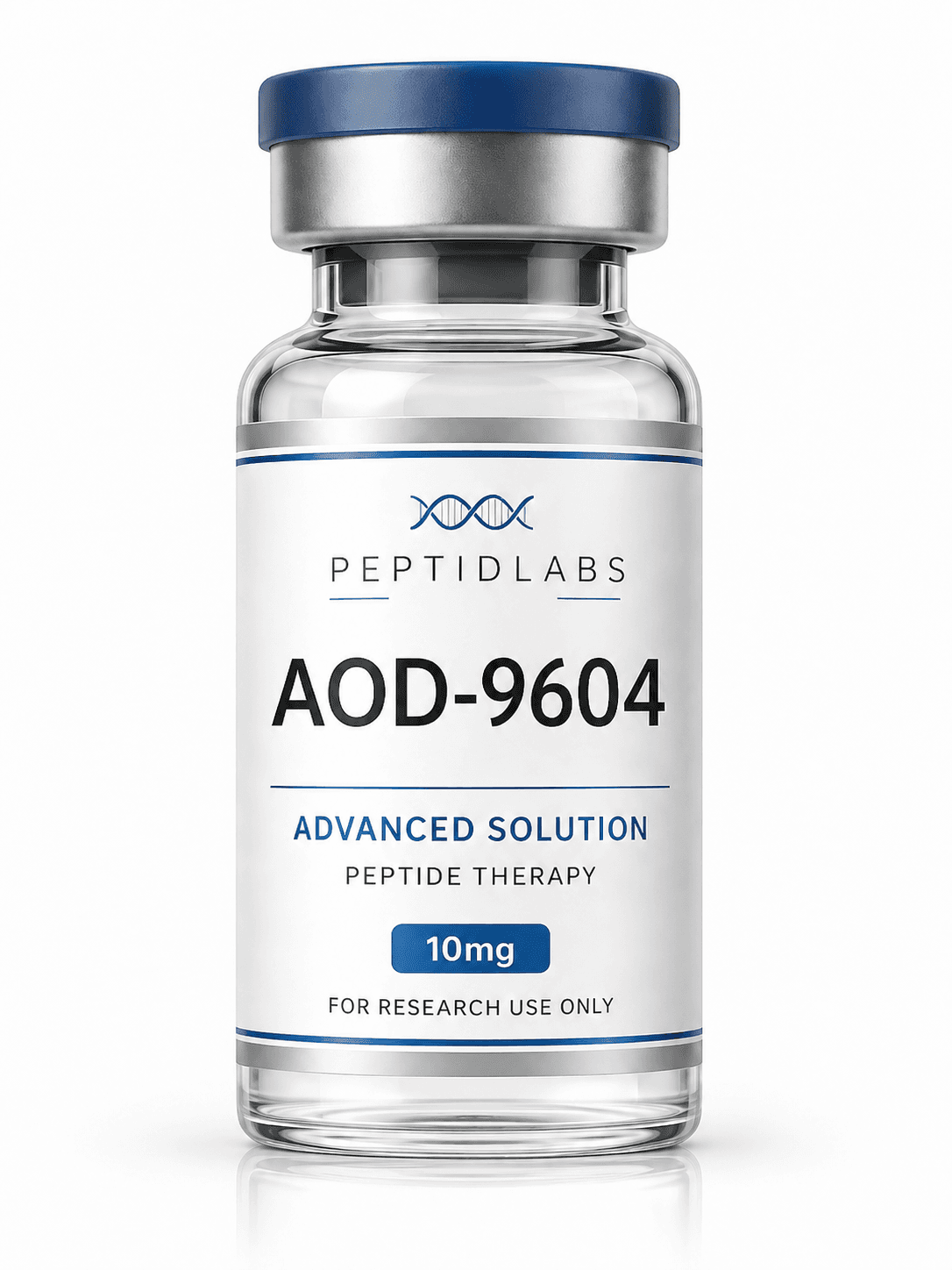 AOD-9604 10mg - lyophilized research peptide, 98%+ HPLC purity, COA included | PeptidLabs