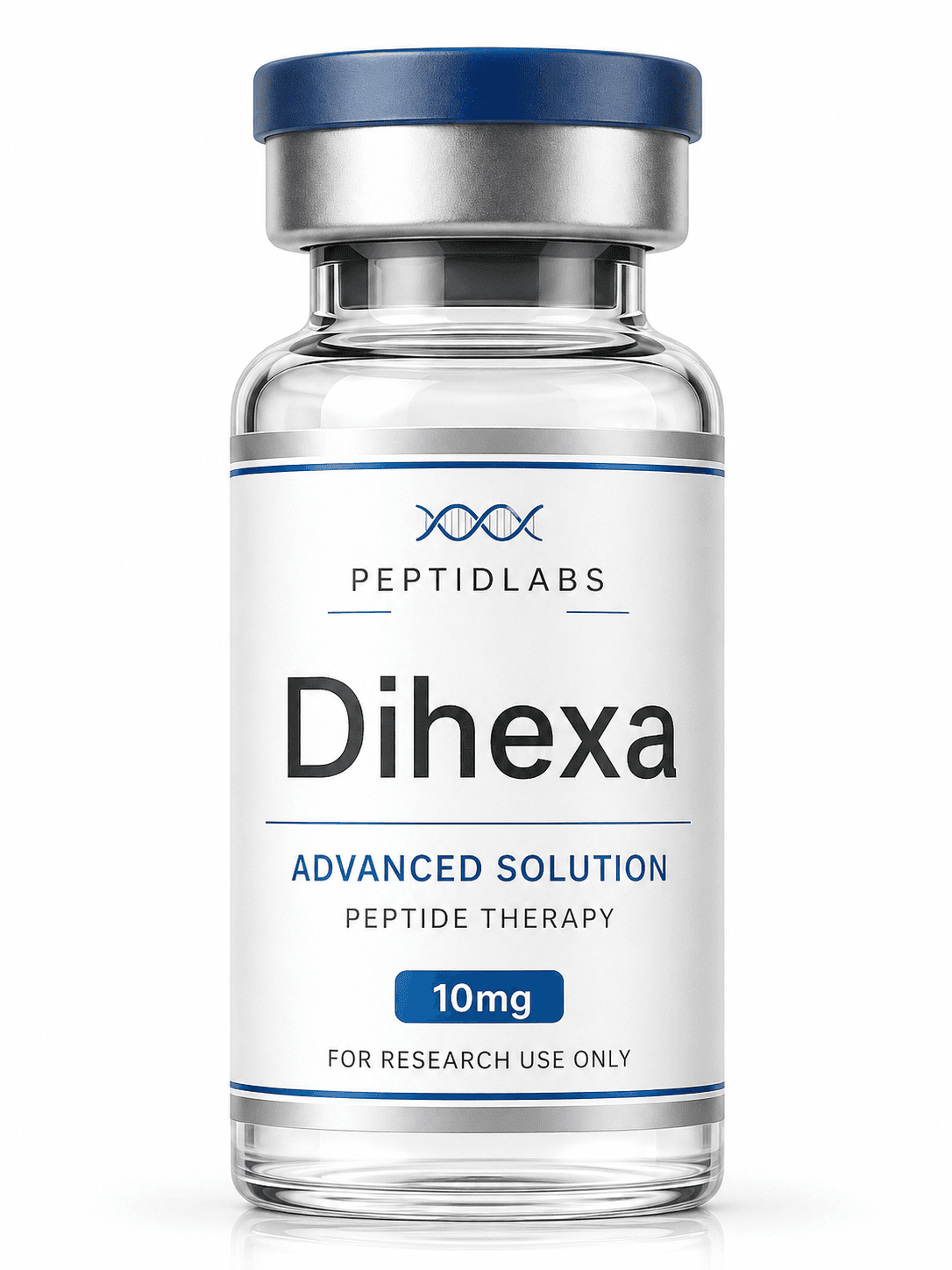 Dihexa 10mg - lyophilized research peptide, 98%+ HPLC purity, COA included | PeptidLabs