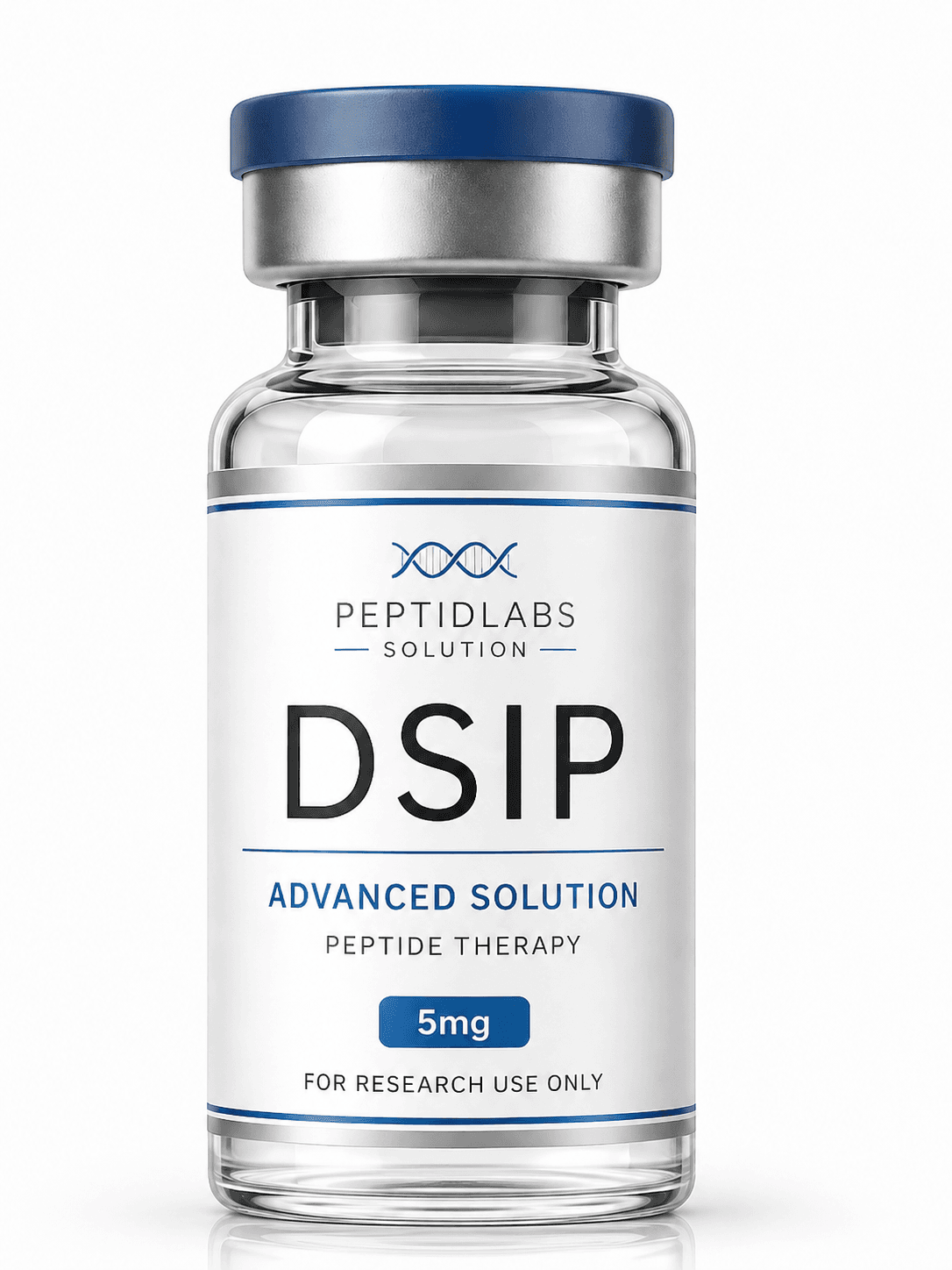 DSIP 5mg - lyophilized research peptide, 98%+ HPLC purity, COA included | PeptidLabs