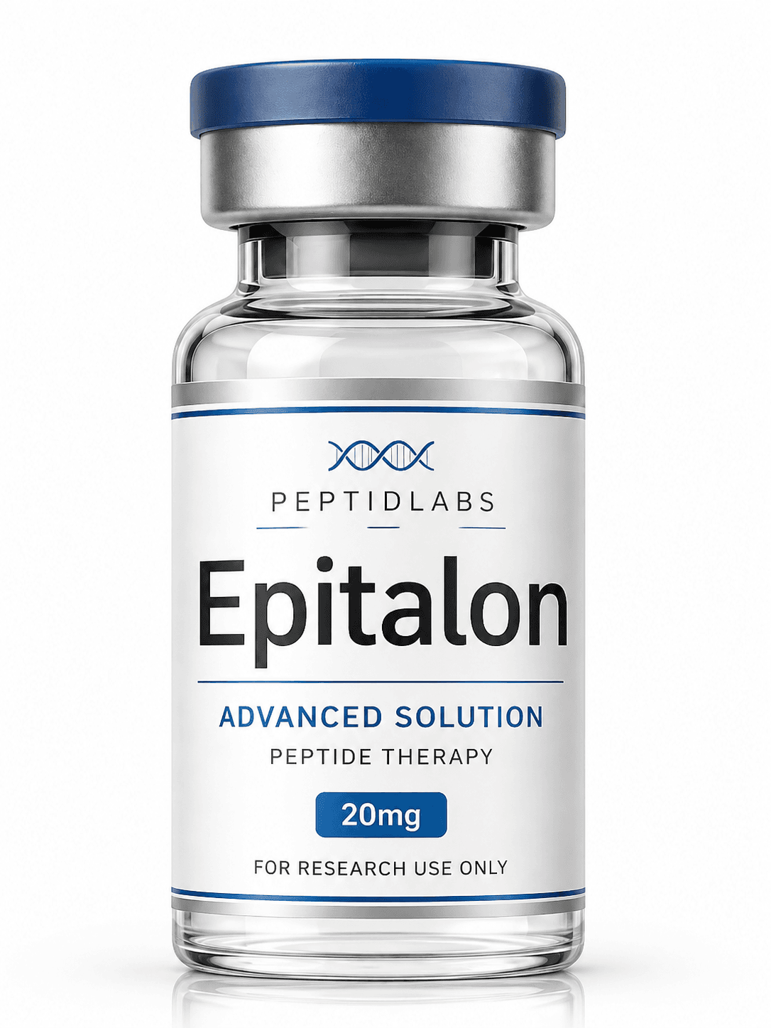 Epitalon 20mg - lyophilized research peptide, 98%+ HPLC purity, COA included | PeptidLabs