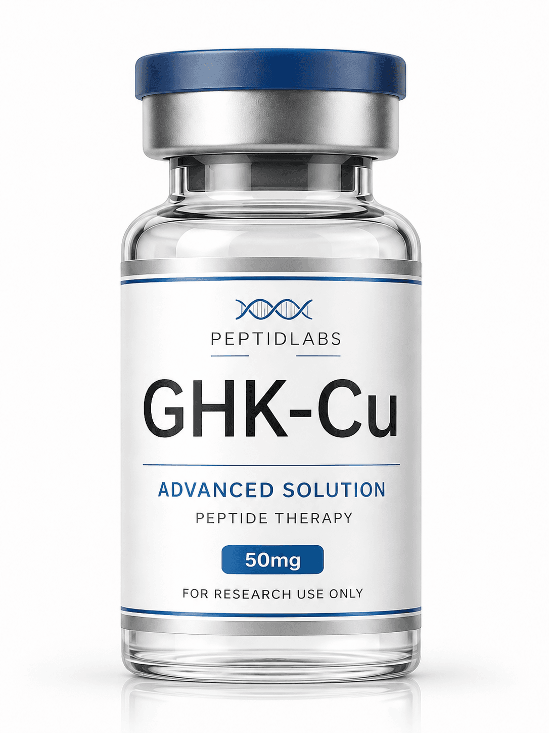 GHK-Cu 50mg - lyophilized research peptide, 98%+ HPLC purity, COA included | PeptidLabs
