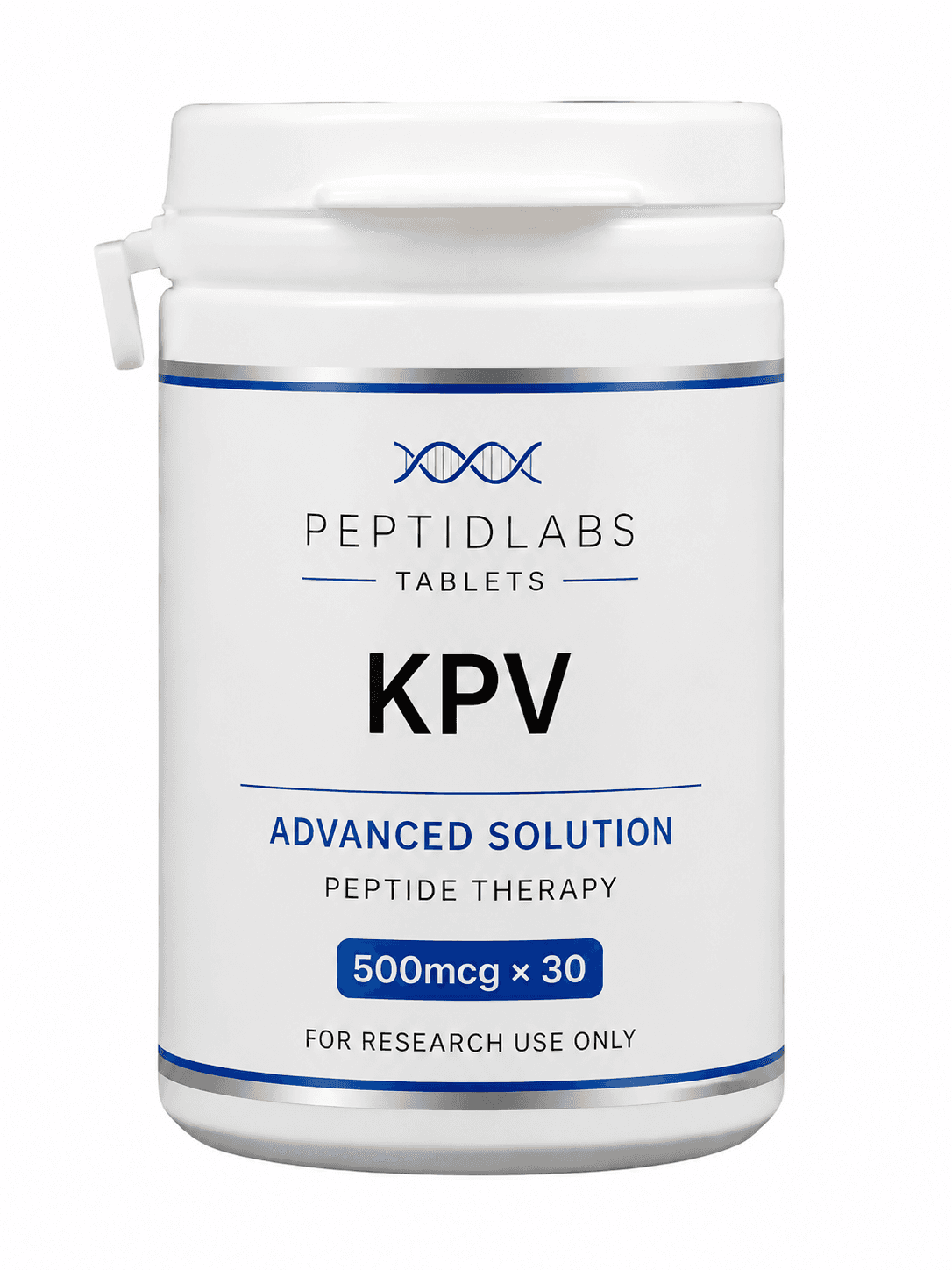 KPV Tablets 500 mcg × 30 0.5mg - lyophilized research peptide, 99%+ HPLC purity, COA included | PeptidLabs
