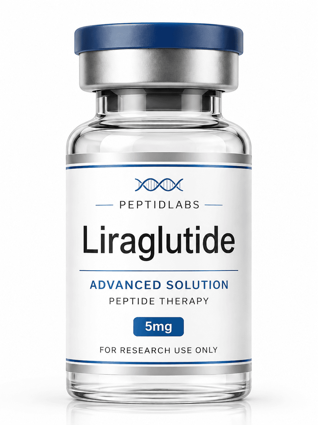 Liraglutide 5mg - lyophilized research peptide, 98%+ HPLC purity, COA included | PeptidLabs