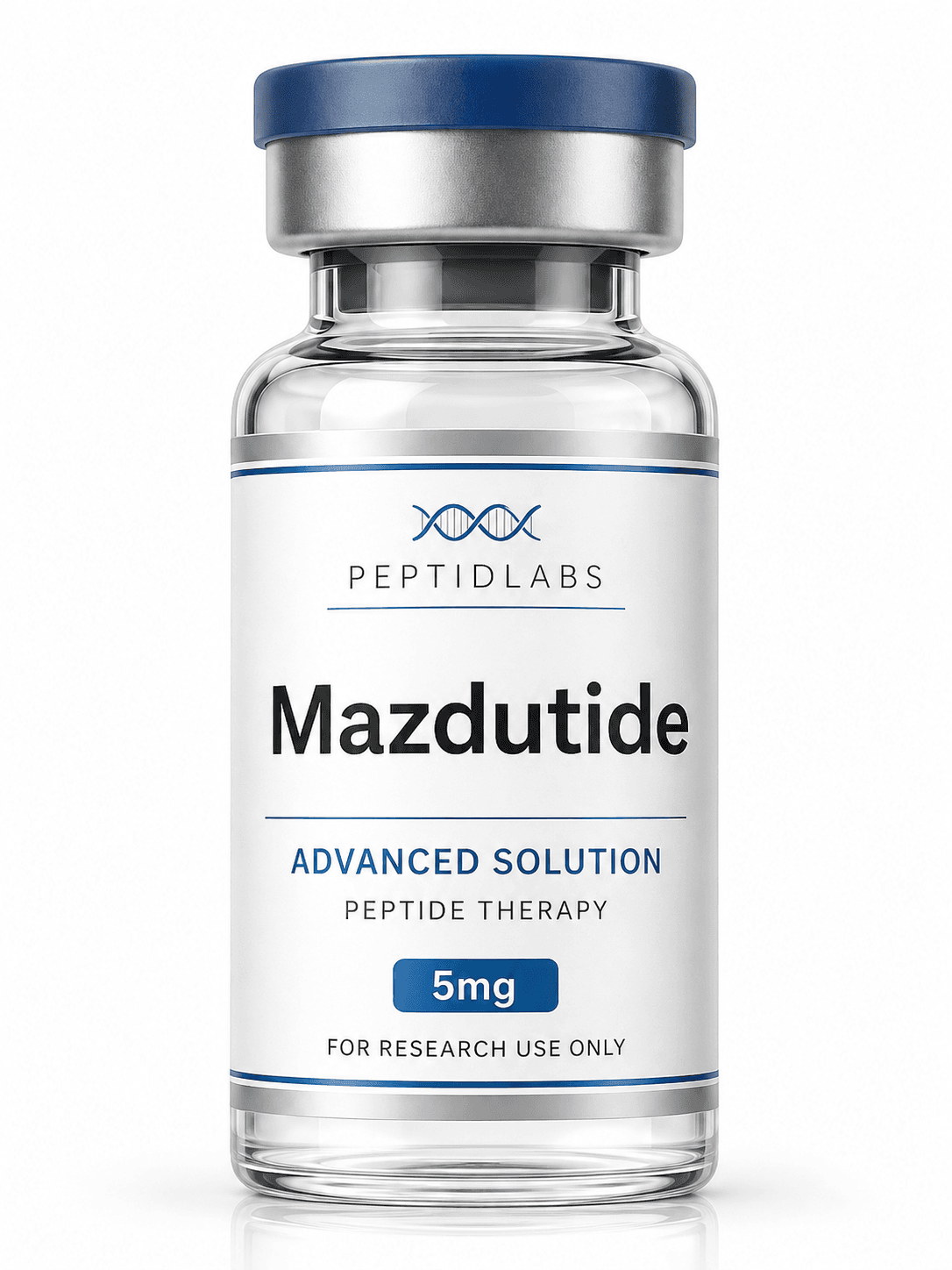 Mazdutide 5mg - lyophilized research peptide, 98%+ HPLC purity, COA included | PeptidLabs