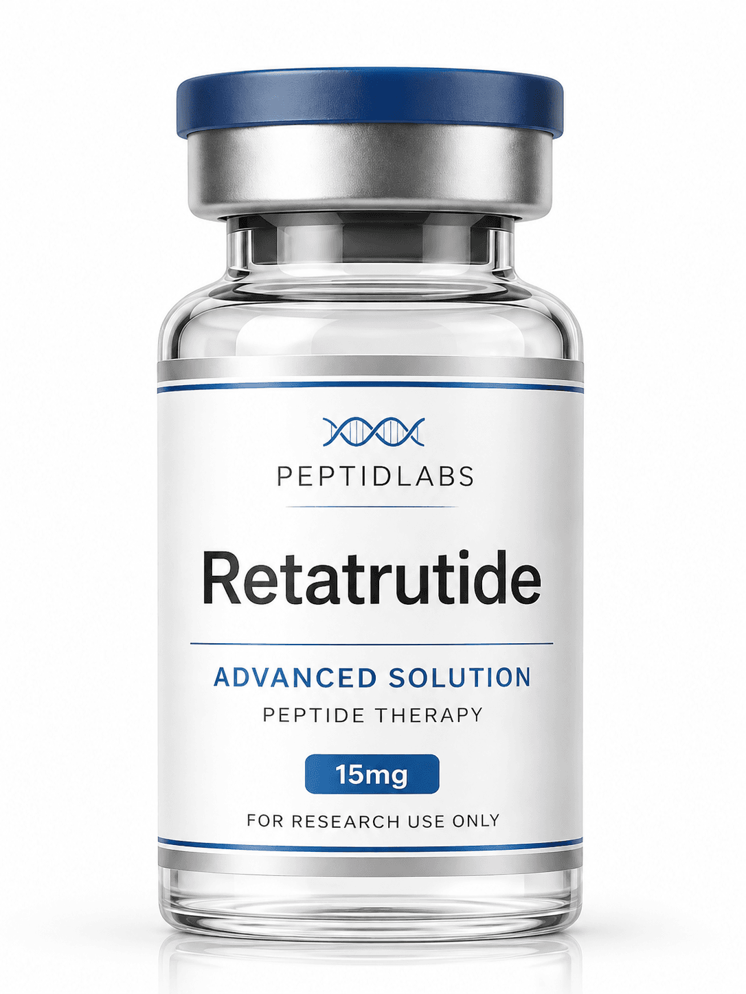 Retatrutide 15mg - lyophilized research peptide, 98%+ HPLC purity, COA included | PeptidLabs