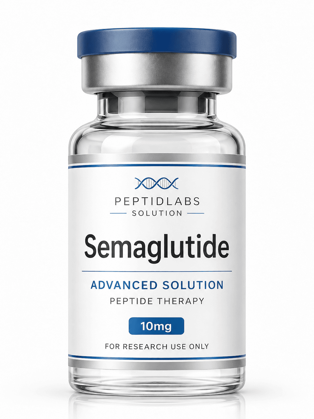 Semaglutide 10mg - lyophilized research peptide, 98%+ HPLC purity, COA included | PeptidLabs