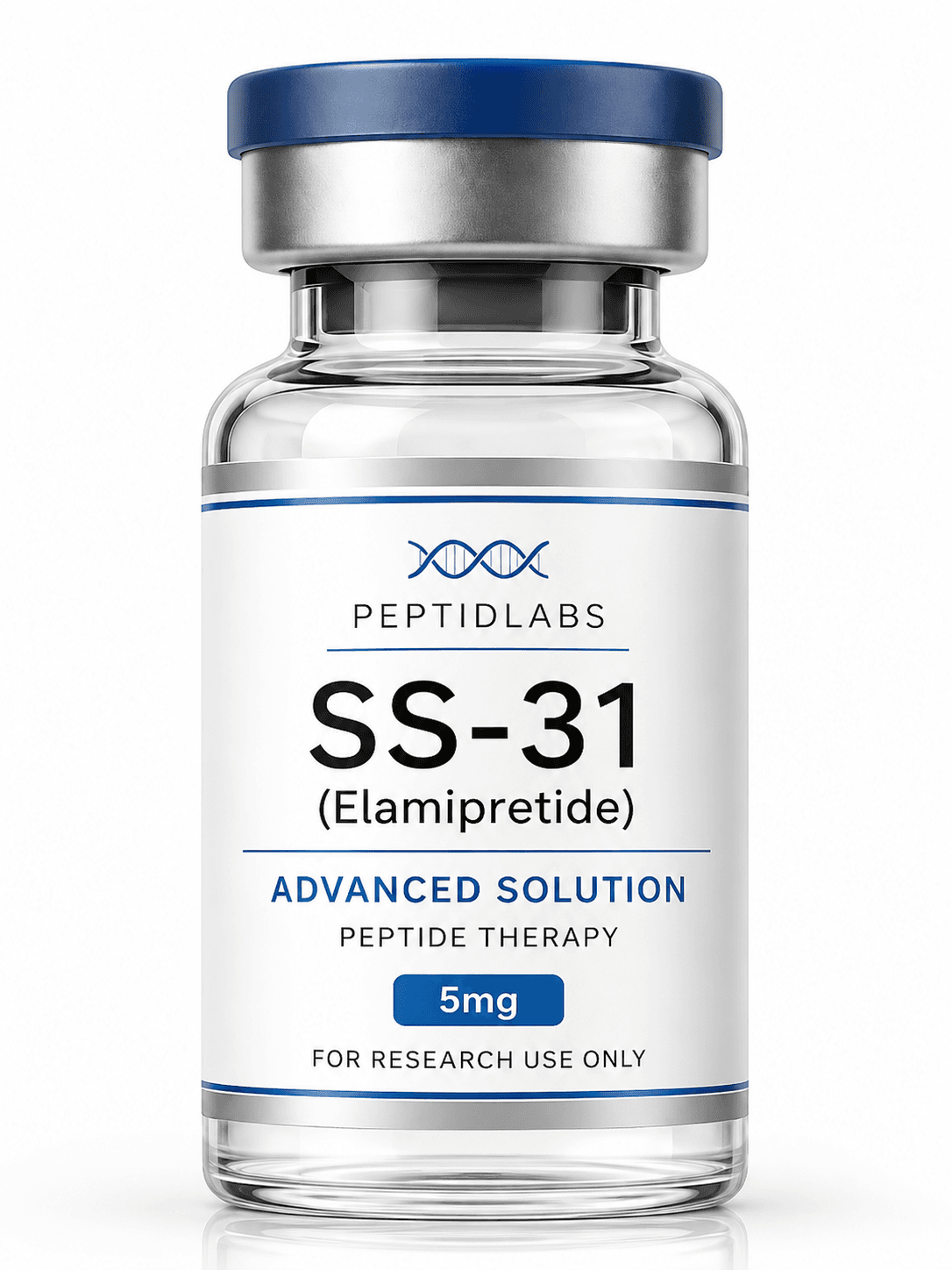 SS-31 (Elamipretide) 5mg - lyophilized research peptide, 98%+ HPLC purity, COA included | PeptidLabs