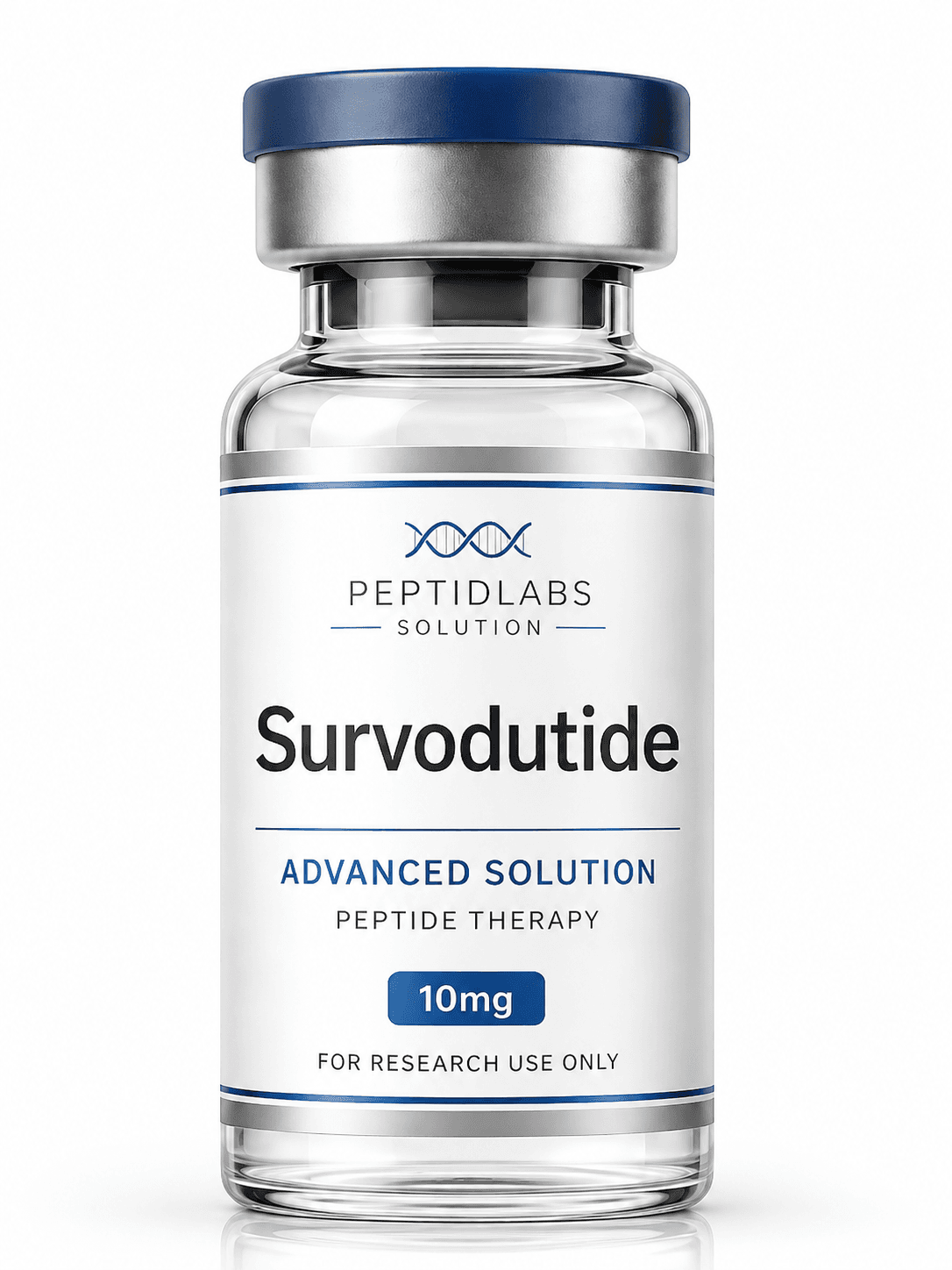 Survodutide 10mg - lyophilized research peptide, 98%+ HPLC purity, COA included | PeptidLabs