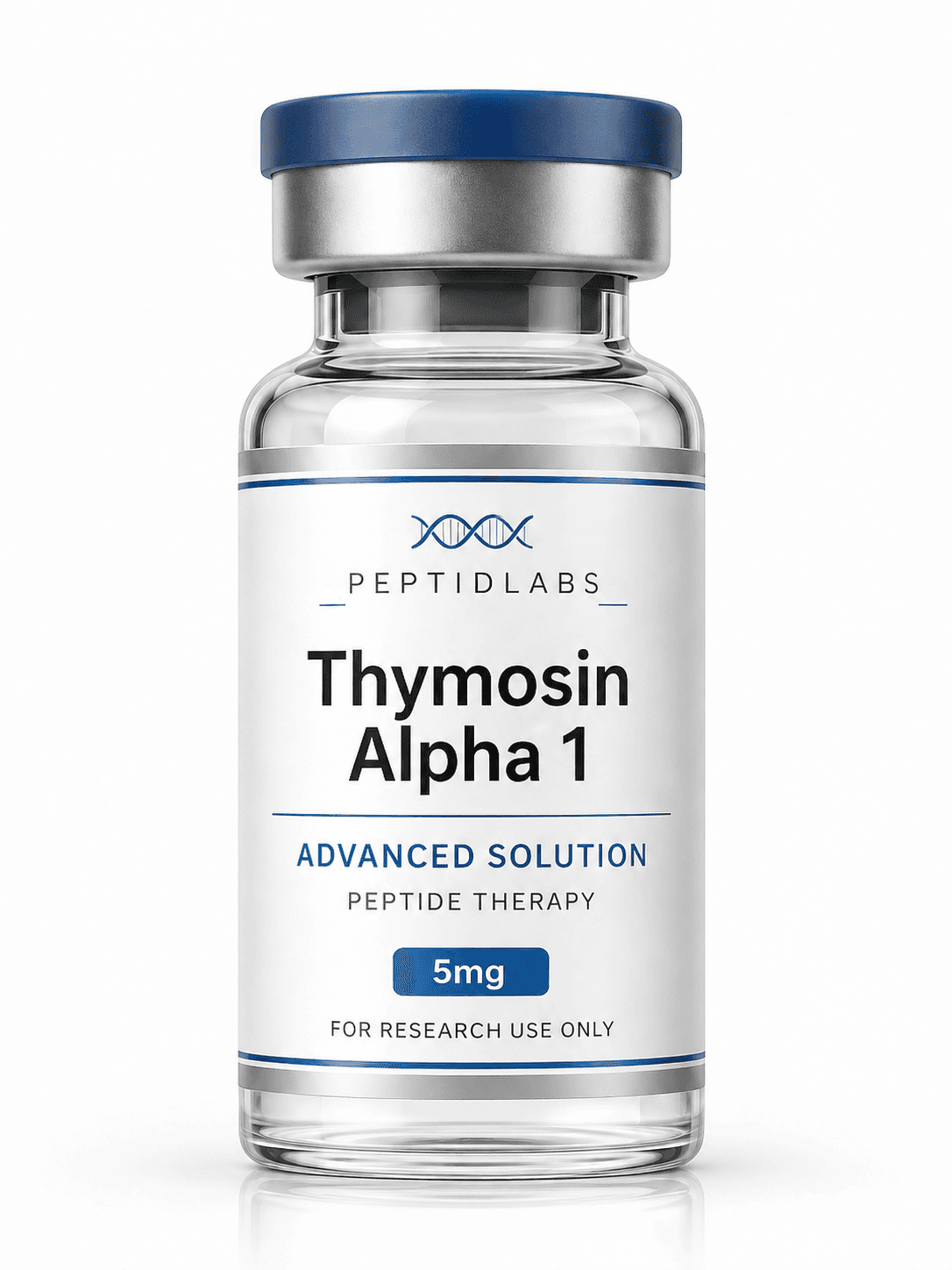 Thymosin Alpha 1 5mg - lyophilized research peptide, 98%+ HPLC purity, COA included | PeptidLabs